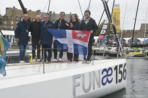 Baptème du Class40 FUNae