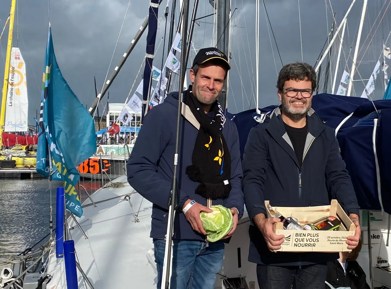 Opération Provision de Bord et Présentation des skippers